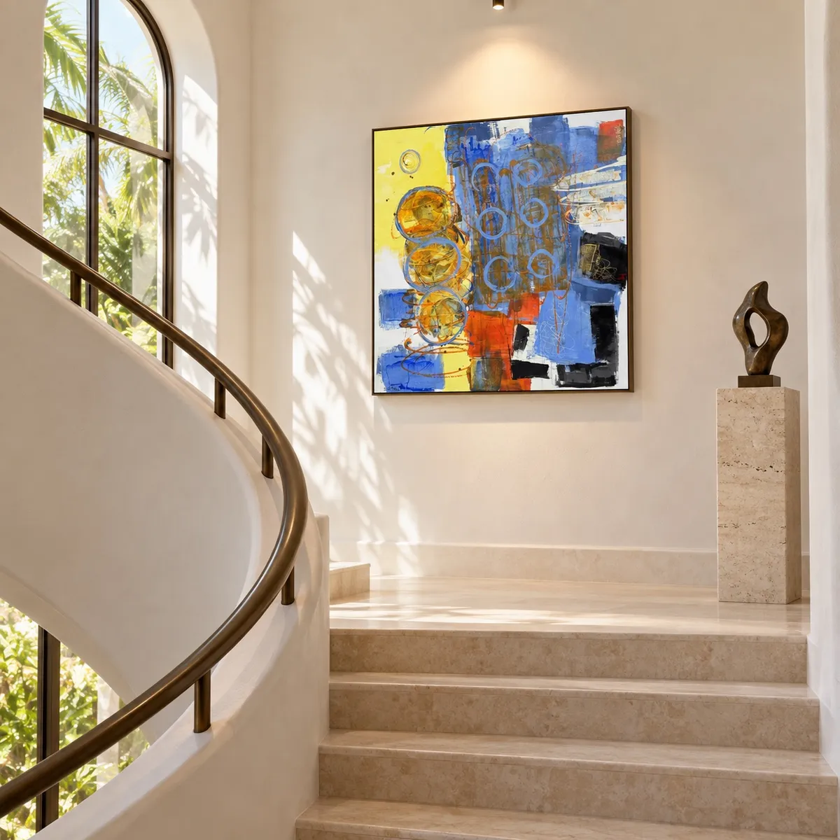 Inmersión II shown in an interior space
