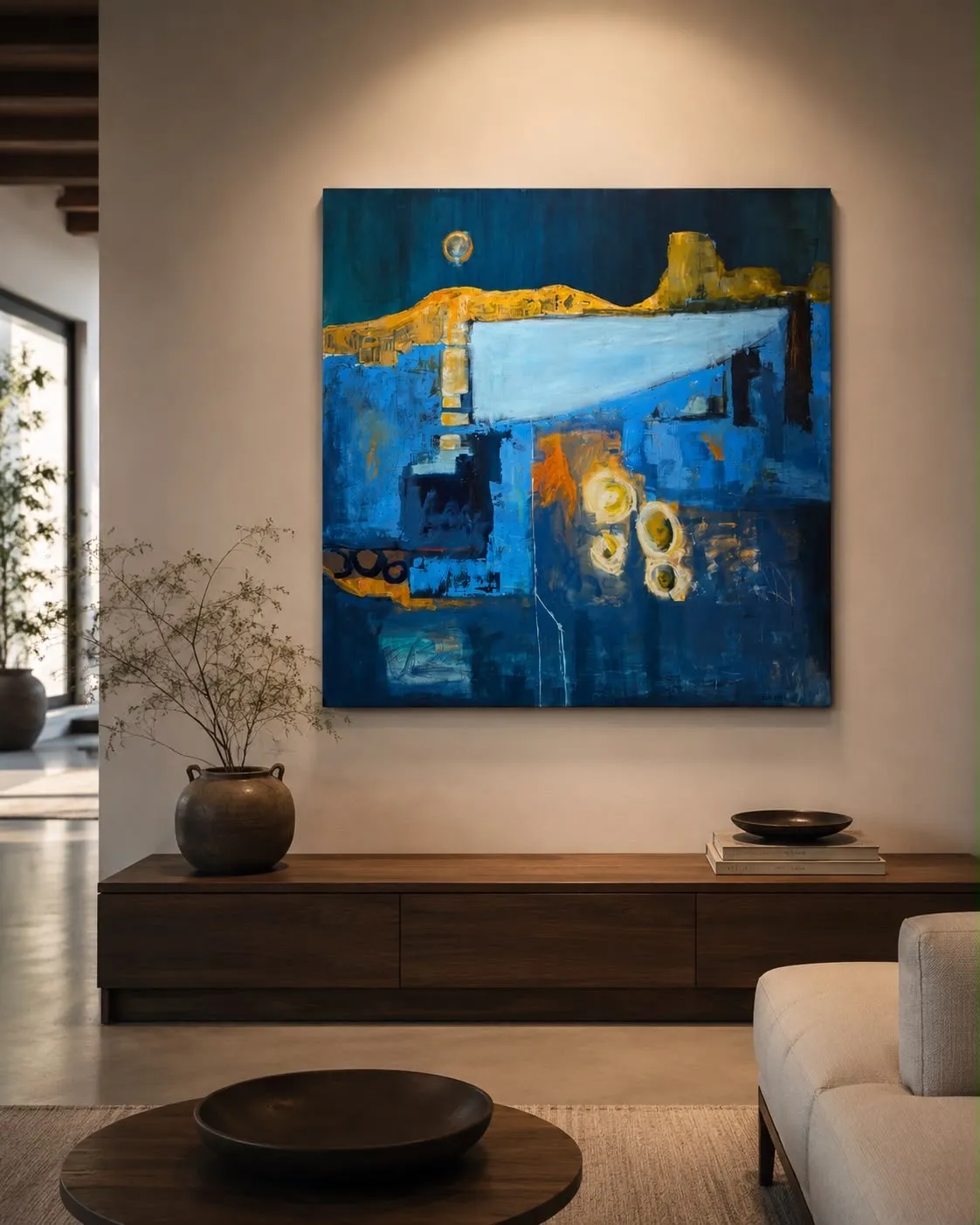 Umbral shown in an interior space